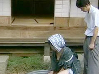 Japanese MILF Nippon Babe Rough Sex with Young Toyboy Date