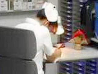 Dripping wet and horny, the nurse plays with herself in late shift, craving for some XXX nippon action.