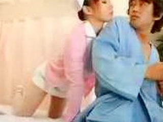 Japanese nurse fucks herself in Tokyo after watching nippon porn