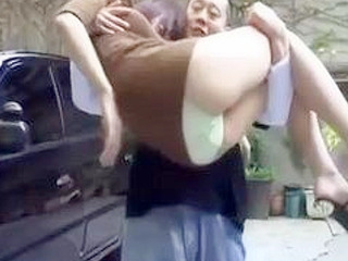 Nipponese Wife's Wild Excitement with Strange Dick in Public XXX Drama.